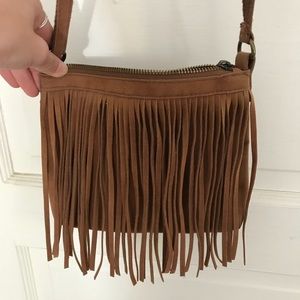 Fringe crossbody bag
